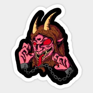 Krampus Sticker